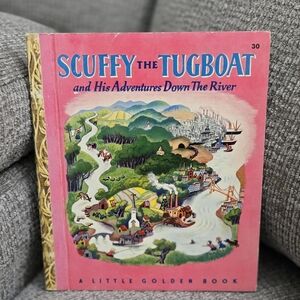 Scuffy the Tugboat and His Adventures Down The River "F" Edition 1946 ALGB